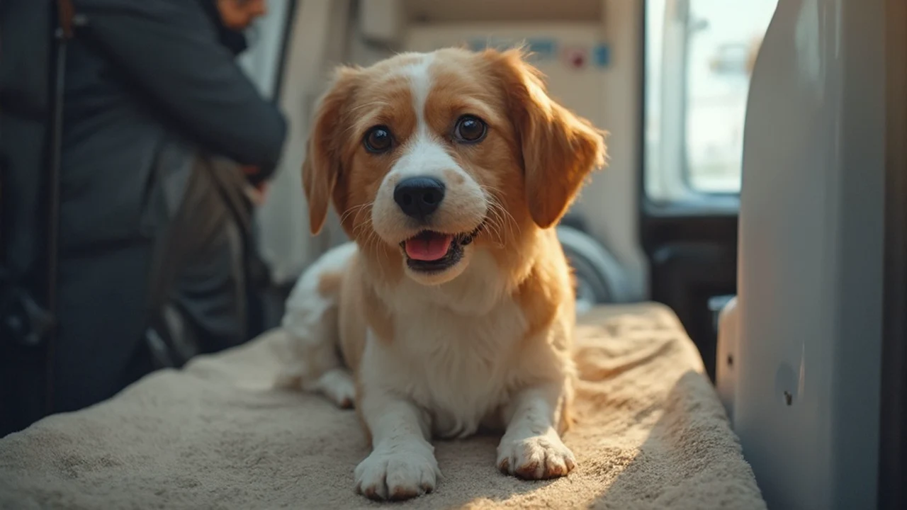 Beagle after grooming