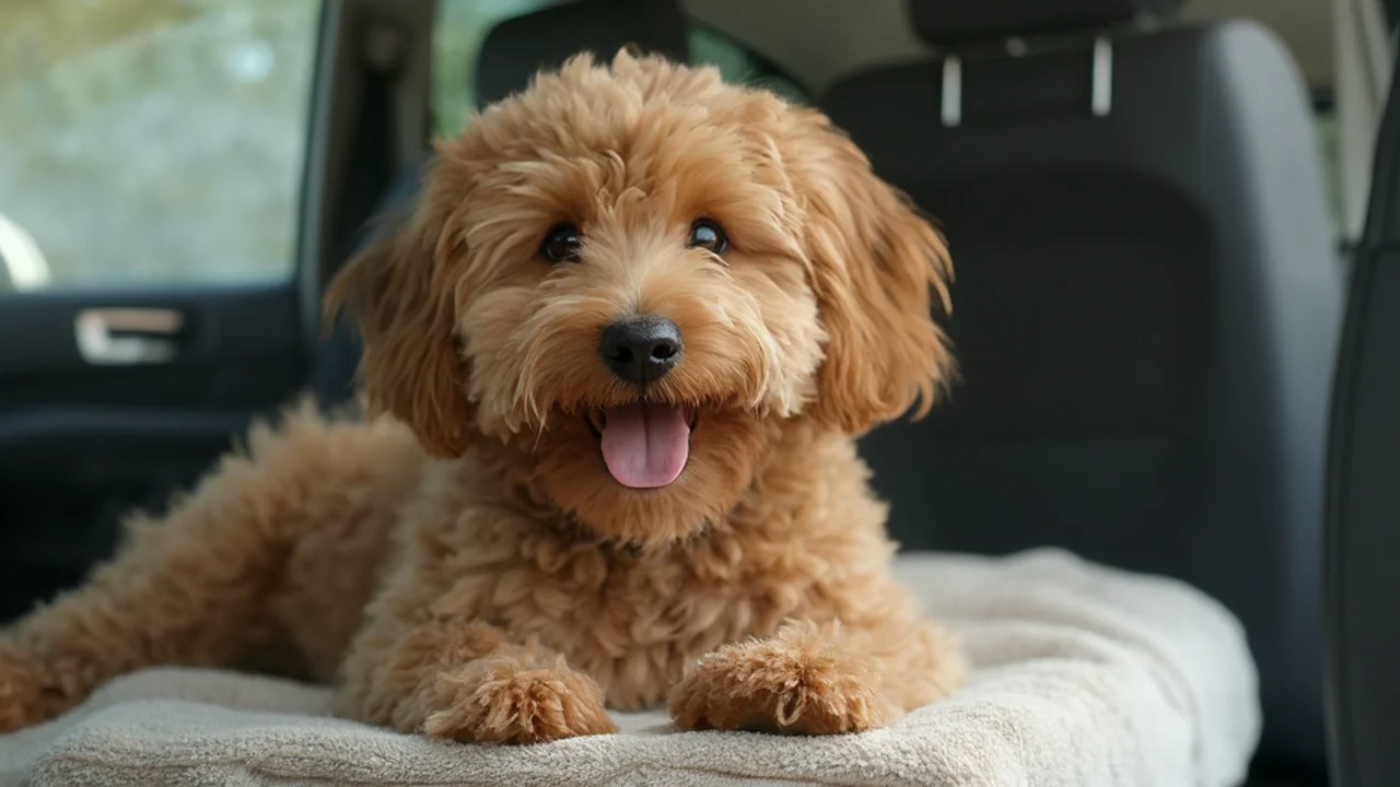 Bernedoodle after grooming