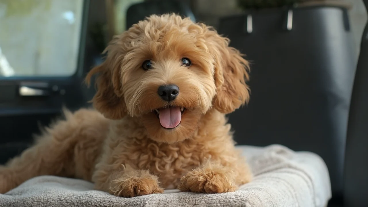 Bernedoodle before grooming
