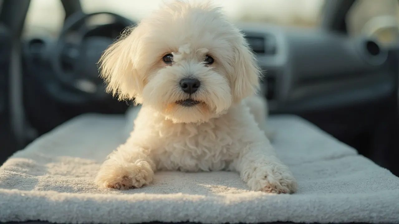 Bichon Frise before grooming