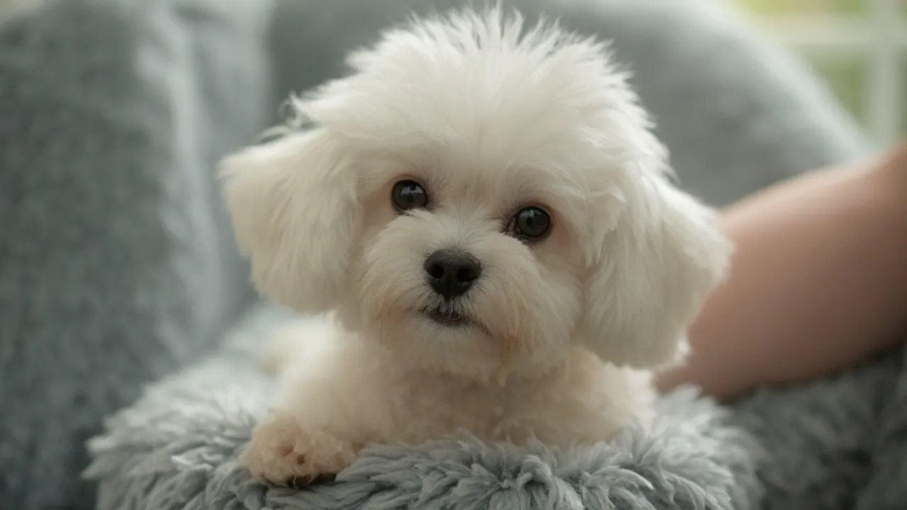 Bichon Frise before grooming