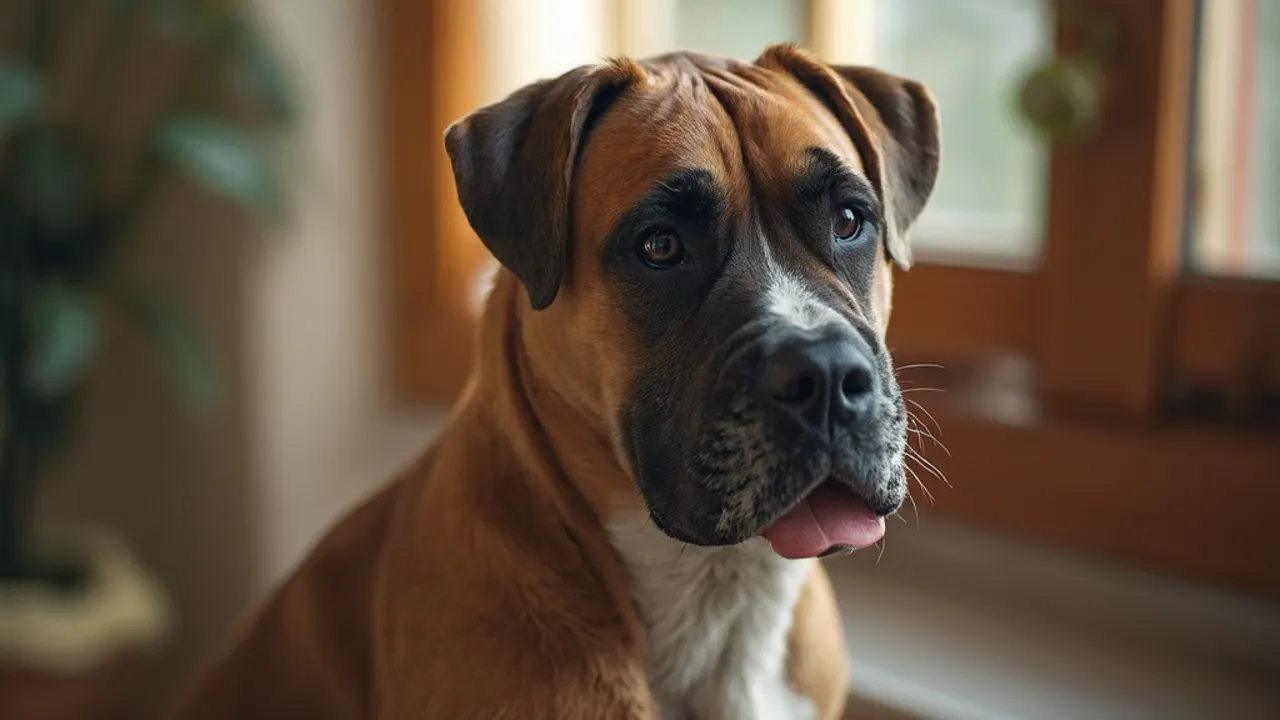 Boxer after grooming