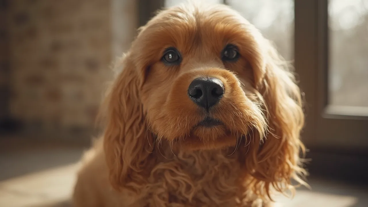 Cocker Spaniel before grooming