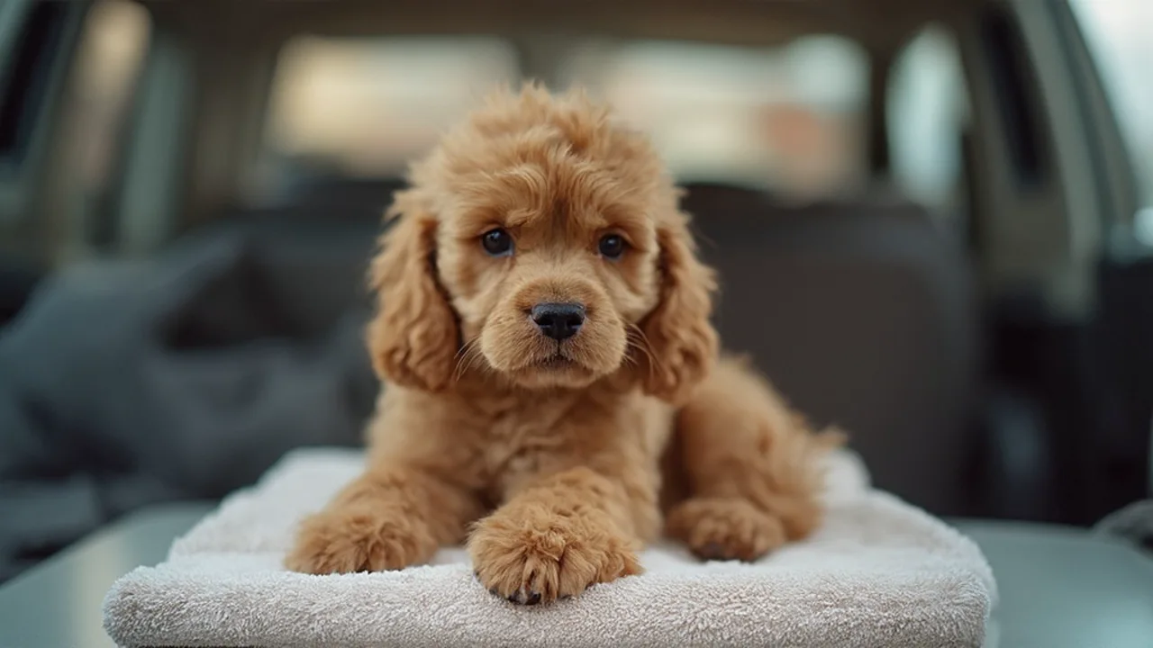 Cocker Spaniel after maintenance trim grooming