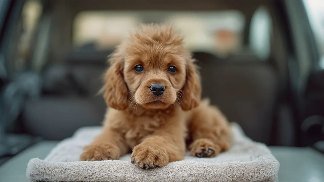 Cocker Spaniel before grooming