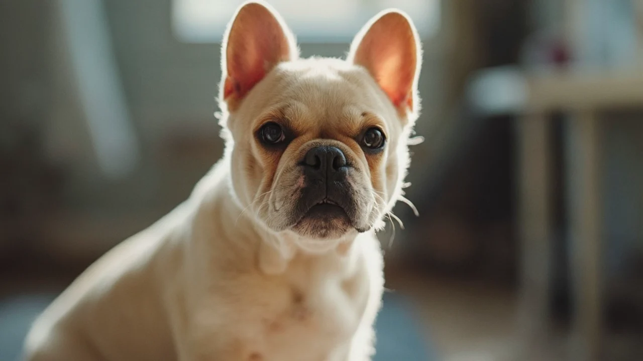 French Bulldog before grooming