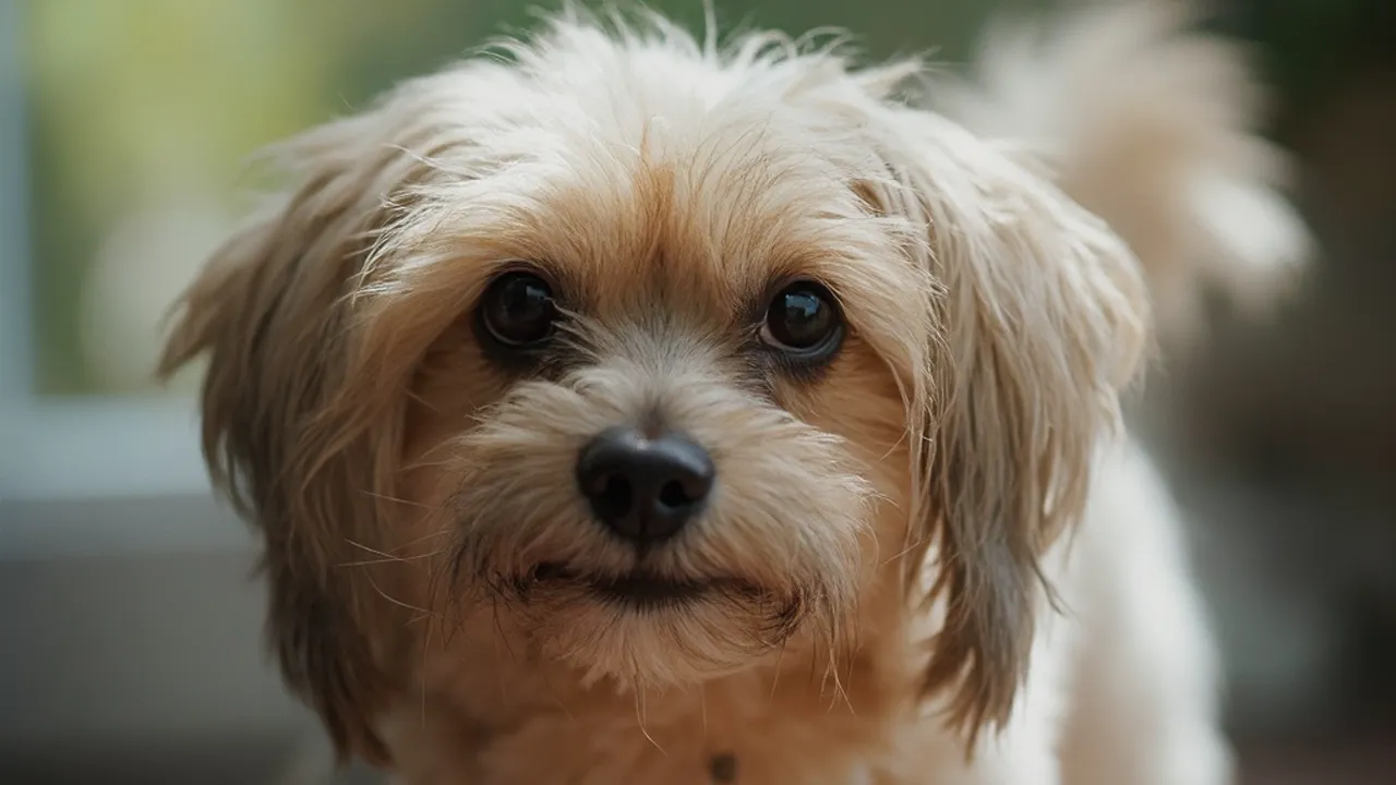 Havanese after de-matting grooming