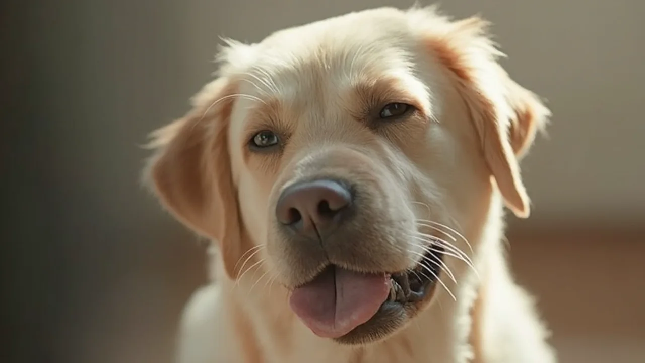 Labrador Retriever before grooming