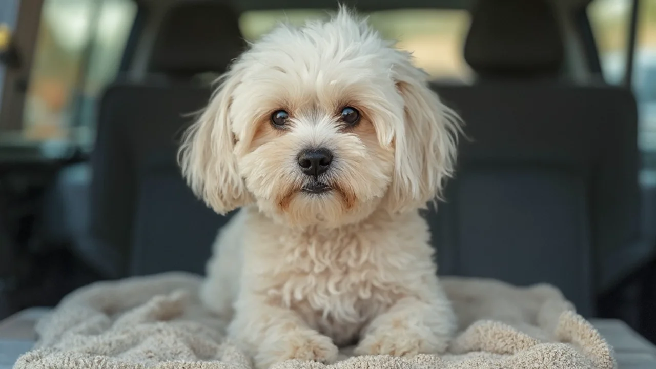Maltipoo before grooming