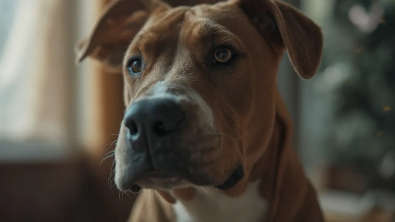 Pit Bull (American Pit Bull Terrier) before grooming