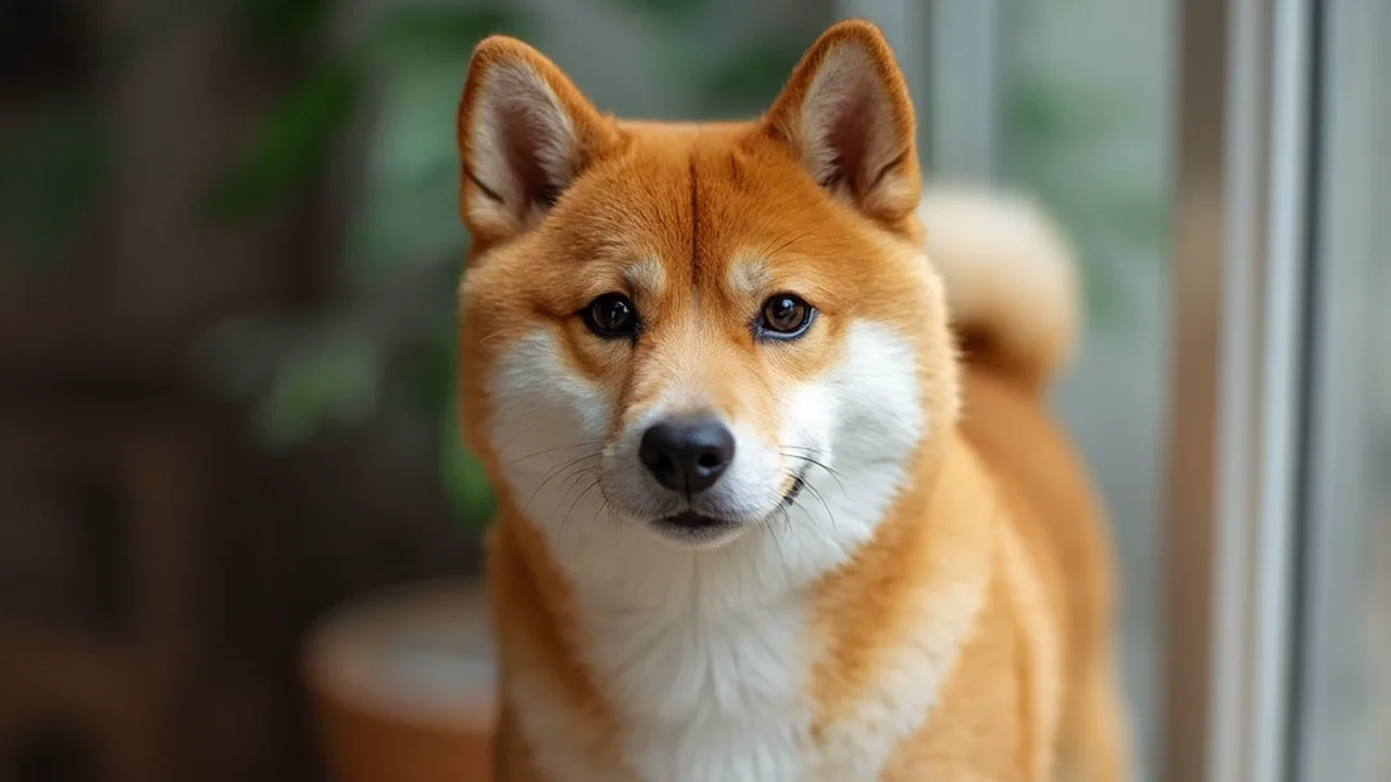 Shiba Inu after maintenance trim grooming