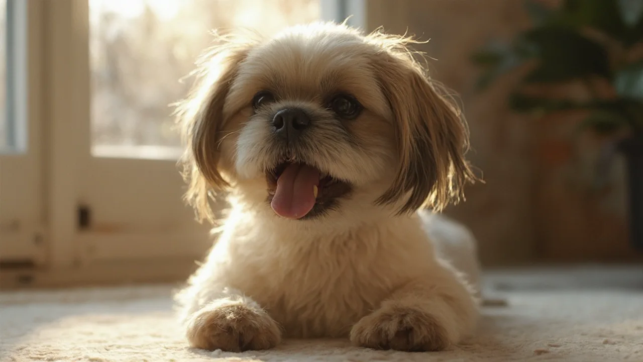 Shih Tzu after grooming