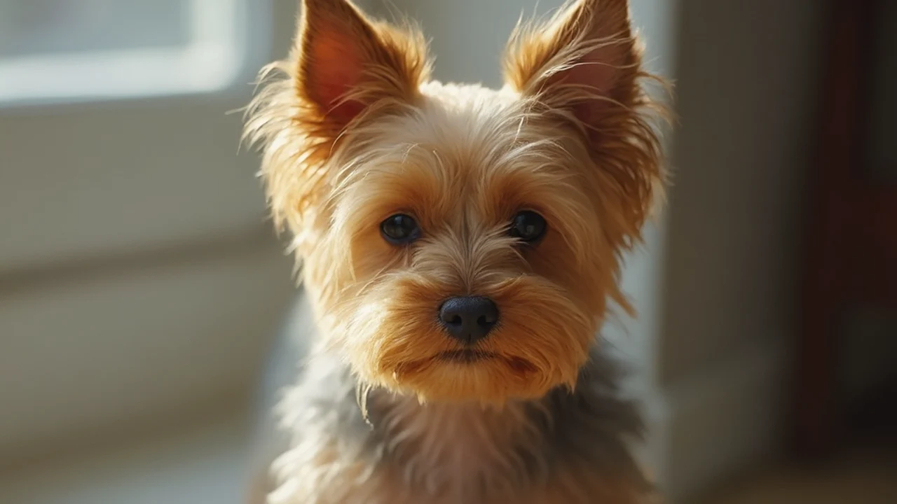 Yorkshire Terrier before grooming