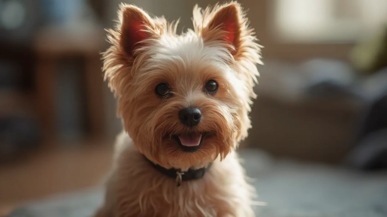 Yorkshire Terrier after grooming