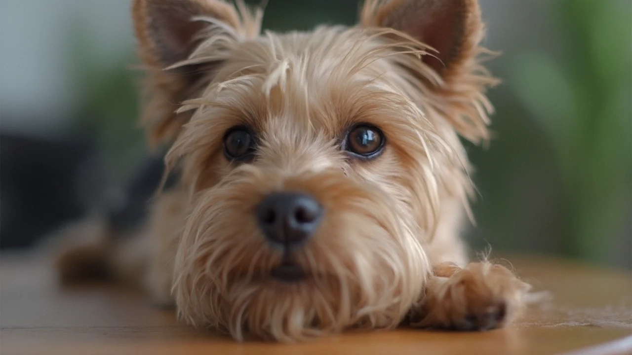 Yorkshire Terrier before grooming